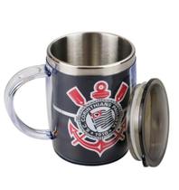 CANECA CORINTHIANS COM TAMPA TU ES ORGULHO 450Ml