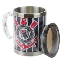 Caneca Corinthians Térmica 450 Ml - Qh004F-1