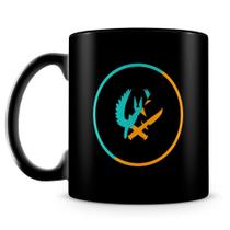 Caneca Counter Strike Personalizada 100% Preta de Porcelana Caneca Counter Strike Personalizada 100% Preta de Porcelana