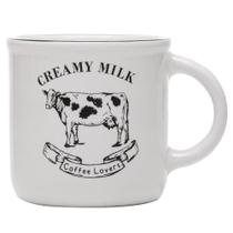 Caneca Creamy Milk Lyor 180ml Branca Cerâmica Caneca Creamy Milk Lyor 180ml Branca Cerâmica