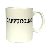 Caneca Cremona Em Cerâmica Branco Cappuccino Café Chá 320ml