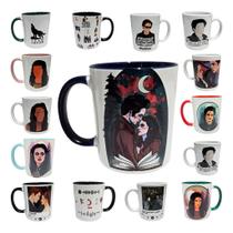 Caneca Crepúsculo Saga Lua Nova Amanhecer Bella Edward Jacob