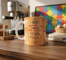 Caneca Cristã Deus Amou O Mundo De Tal Maneira João 3.16 Caneca Cristã Deus Amou O Mundo De Tal Maneira João 3.16
