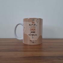 Caneca Cristã Seu Amor Me Tem Dado Grande Alegria Caneca Cristã Seu Amor Me Tem Dado Grande Alegria