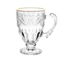 Caneca Cristal Ecológico c/ Fio de Ouro Imperial 190 ml Lyor