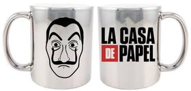 Caneca Cromada Prata 325ml