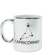 Caneca Cromada Signo Capricórnio