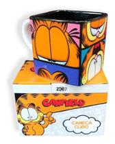 Caneca Cubo 300ml Garfield Faces - Zona Criativa