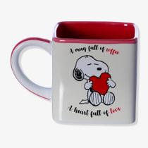 Caneca cubo puppy coffee snoopy zona criativa