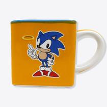 Caneca Cubo Quadrada Sonic Sega HedgeHog Games Eggman Tails - Zona Criativa