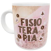 Caneca curso fisioterapia presente fisioterapeuta profissão