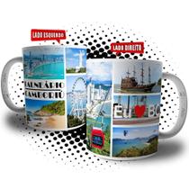 Caneca da Cidade de Balneário Camboriú Lembrança Souvenir de Viagem Santa Catarina