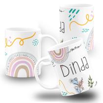 Caneca Da Dinda Carinho Amor boho Caneca Da Dinda Carinho Amor boho