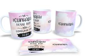 Caneca da Melhor Cunhada e Cunhado do Mundo Estilo Flork