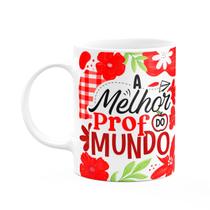 Caneca da Professora - A melhor Prof do mundo - Branca M2