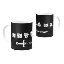 Caneca Dados RPG Escolha Sua Arma 001 325ml