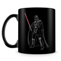 Caneca Darth Vader com Sabre de Luz - Porcelana Preta - 325ml Caneca Darth Vader com Sabre de Luz - Porcelana Preta - 325ml