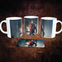 Caneca Dc Comics Estampa 16 em Porcelana 325ML Apta para Micro-ondas Vermelho Outras Marcas