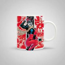 Caneca Dc Superman Flash Shazam Batman Coringa Arlequina Branco Arlequina 7