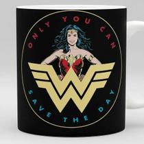 Caneca Dc Superman Flash Shazam Batman Coringa Arlequina Branco Mulher-maravilha