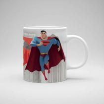 Caneca Dc Superman Flash Shazam Batman Coringa Arlequina Branco Superman 2