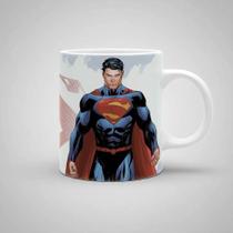 Caneca Dc Superman Flash Shazam Batman Coringa Arlequina Branco Superman 3
