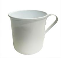 Caneca de Ágata 8 cm Aço Esmaltado Resistência Uso Ritualístico