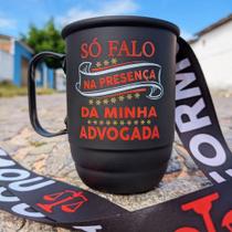 Caneca de aluminio - 850ml Com Tirante - Formatura Direito