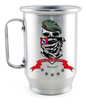 Caneca De Aluminio Caveiras Policia Força Tatica Policial Caneca De Aluminio Caveiras Policia Força Tatica Policial