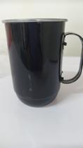 Caneca de Alumínio cor preto Caneca de Alumínio cor preto