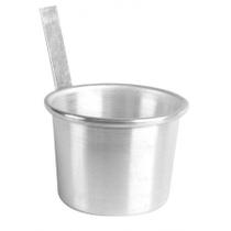 Caneca de aluminio para passaros c/ gancho media Caneca de aluminio para passaros c/ gancho media