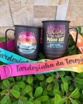 Caneca de alumínio personalizada com tirante - Copo e Tirante Caneca de alumínio personalizada com tirante - Copo e Tirante