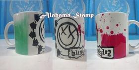 Caneca De Bandas De Rock Blink 182 Logo Copos Hark Punk Pop - Alabama Stamp