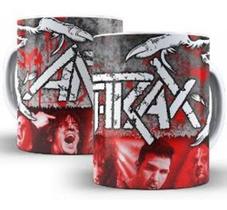 Caneca De Bandas De Rock Nacional Anthrax Integrantes