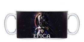 Caneca De Bandas Rock Goticos Epica Black Metal Logo