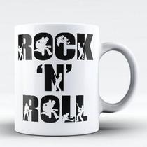 Caneca De Bandas Rock I Love Rock N Roll Logo Music