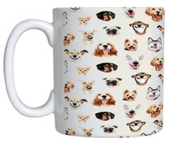 Caneca de Cachorrinhos Pet de Porcelana 325 ML Para Presente