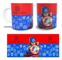 Caneca De Café Adulto Infantil Vingadores Capitão america Caneca De Café Adulto Infantil Vingadores Capitão america