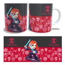 Caneca De Café Adulto Infantil Vingadores Viúva Negra