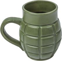 Caneca de café Caliber Gourmet Green Grenade Ceramic 400mL