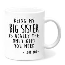 Caneca de café Cerâmica Being My Big Sister 350ml