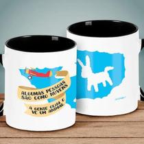Caneca De Café Cerâmica Risadas Ironia Deboche Pessoas São Como Nuvens Animal