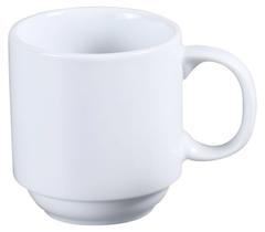 Caneca de café/chá empilhável Yanco ABCO Prime 350ml de porcelana