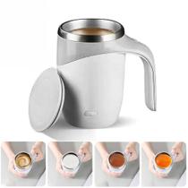 Caneca de café com agitação magnética automática MNVCZXC branca