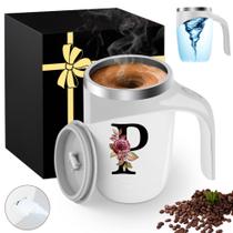 Caneca de café com agitação magnética MNZZ Inox Isolada USB Caneca de café com agitação magnética MNZZ Inox Isolada USB