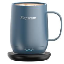 Caneca de café com aquecimento automático Kepwam 470ml Smart Temperature Control Caneca de café com aquecimento automático Kepwam 470ml Smart Temperature Control