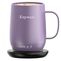 Caneca de café com aquecimento automático Kepwam 470ml Smart Temperature Control Caneca de café com aquecimento automático Kepwam 470ml Smart Temperature Control