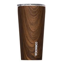 Caneca de café Corkcicle Classic Walnut Wood 473ml em aço inoxidável Caneca de café Corkcicle Classic Walnut Wood 473ml em aço inoxidável