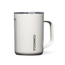 Caneca de café Corkcicle com isolamento triplo com tampa e alça 470mL Caneca de café Corkcicle com isolamento triplo com tampa e alça 470mL