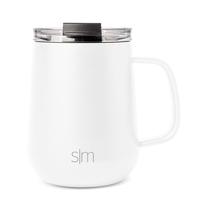 Caneca de café de viagem Simple Modern Voyager 350ml Winter White